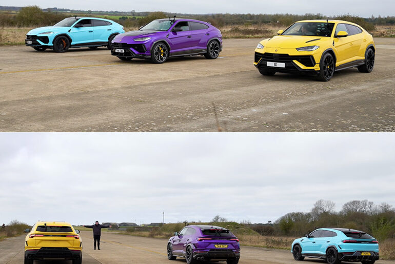 Lamborghini Urus SE Hybrid Performante Drag Racing