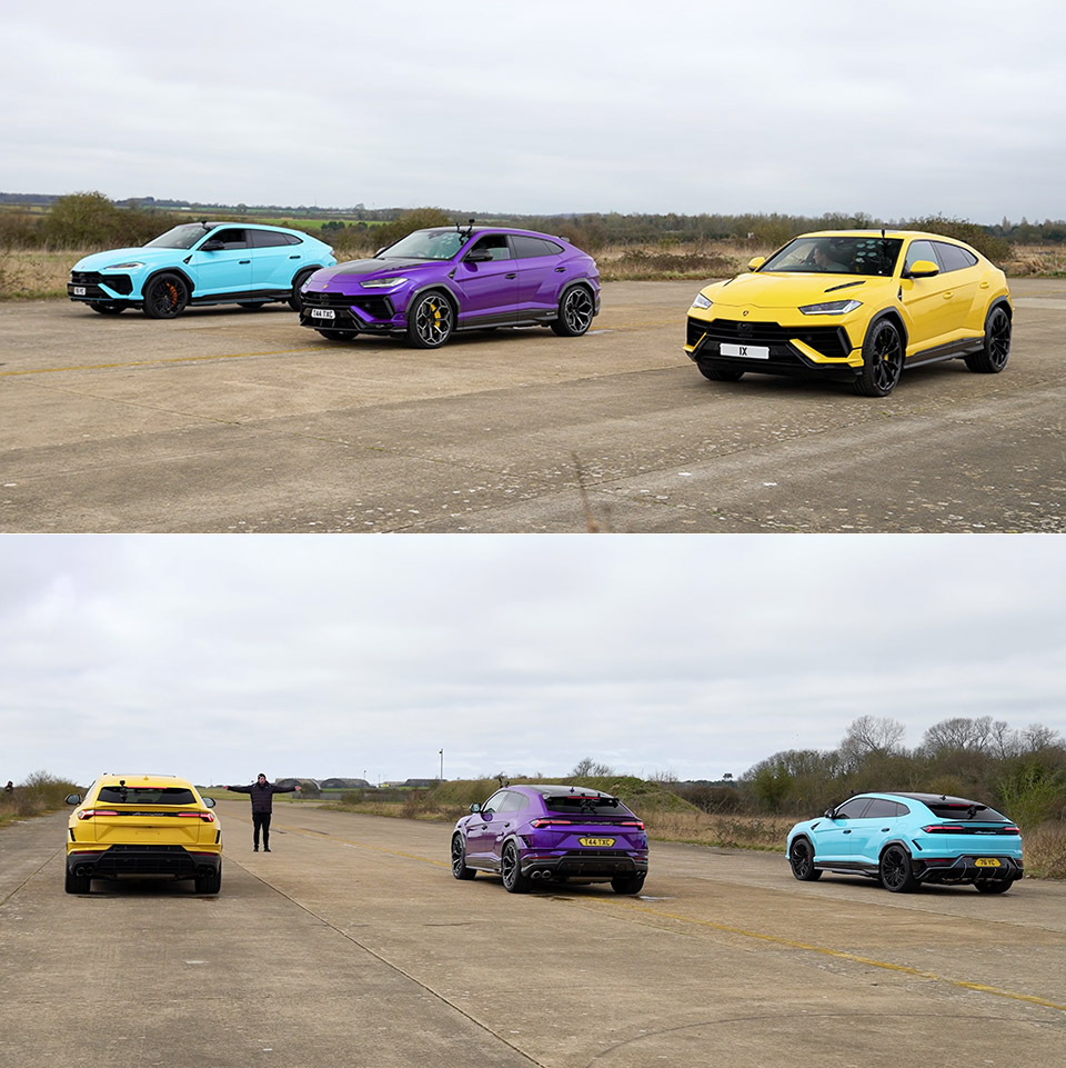 Lamborghini Urus SE Hybrid Performante Drag Racing