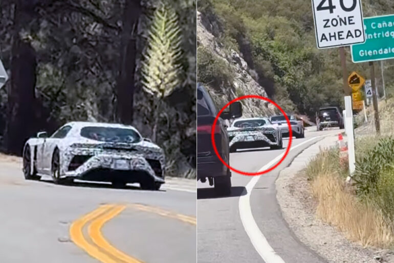Lexus LFR Prototype Testing Spy Shot