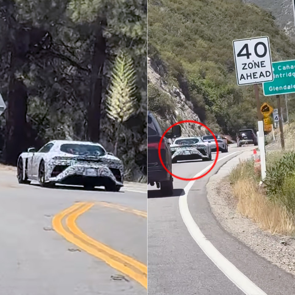 Lexus LFR Prototype Testing Spy Shot