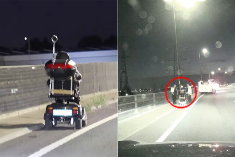 Mobility Scooter UK Road Police