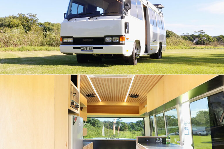 1991 Toyota Coaster Camper Vehicle Conversion