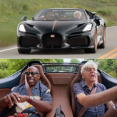 Jay Leno Bugatti Mistral Test Drive