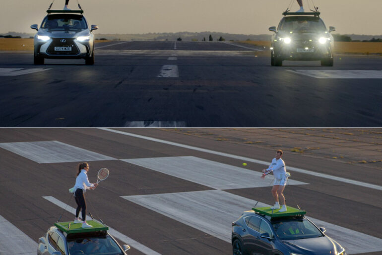 Lexus NX Guinness World Records Tennis Players
