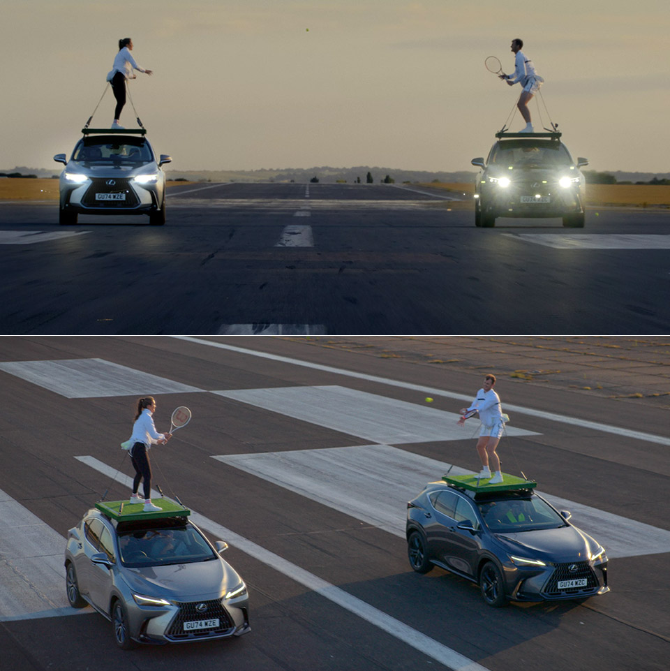 Lexus NX Guinness World Records Tennis Players