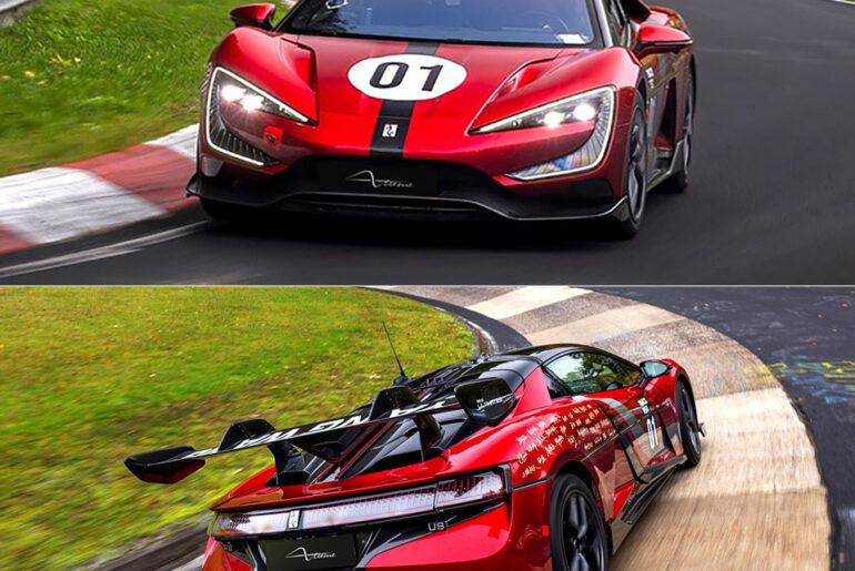 BYD Yangwang U9 Xtreme Nurburgring Nordschleife Lap Record