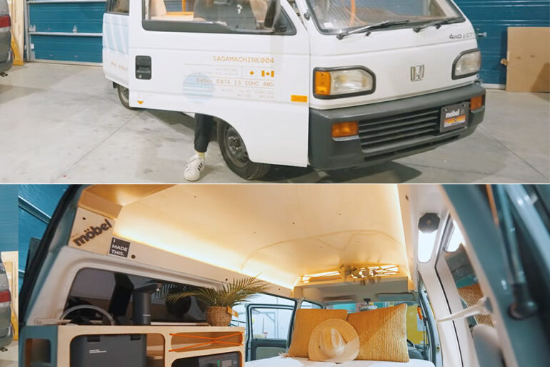 1991 Honda Acty HH4 Kei Van Camper Conversion