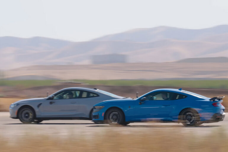 BMW M4 Competition vs Ford Mustang Dark Horse U-Drag Showdown