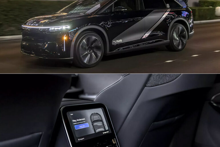 Lucid, Nuro, Uber Production Robotaxi CES 2026
