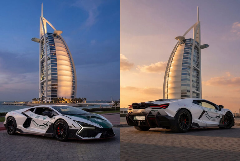 Dubai Police Mansory Lamborghini Revuelto