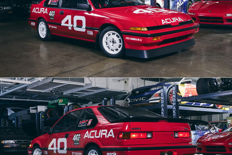 Honda Racing Corporation Acura Integra Restoration IMSA Championship