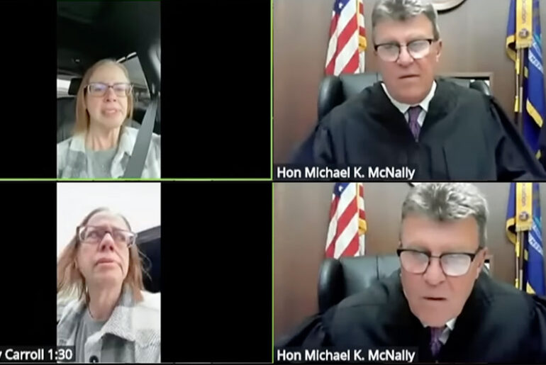 Kimberly Carroll Michigan Zoom Court Call