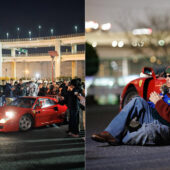 Lewis Hamilton Ferrari F40 Drift Tokyo Kim Kardashian