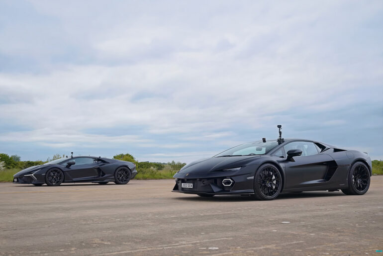 Lamborghini Temerario vs Revuelto Drag Racing