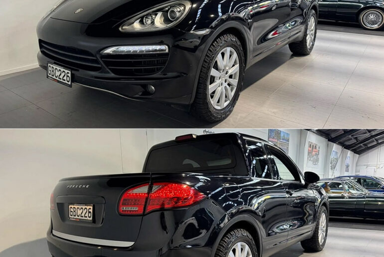 Porsche Cayenne Pickup Truck Conversion Mod