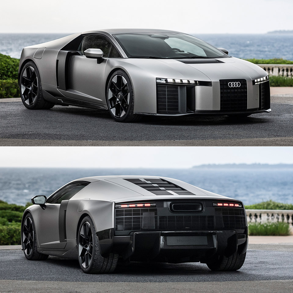 Audi Nuvolari Supercar Testing Nardo Italy