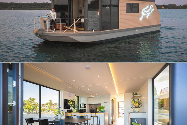 Hausyacht 14 M Luxury House Yacht Boat