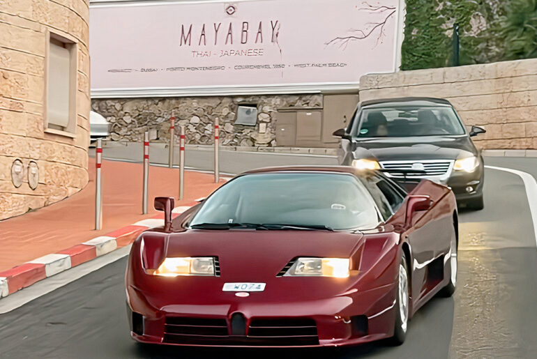 Fernando Alonso Monaco Bugatti EB110 GT