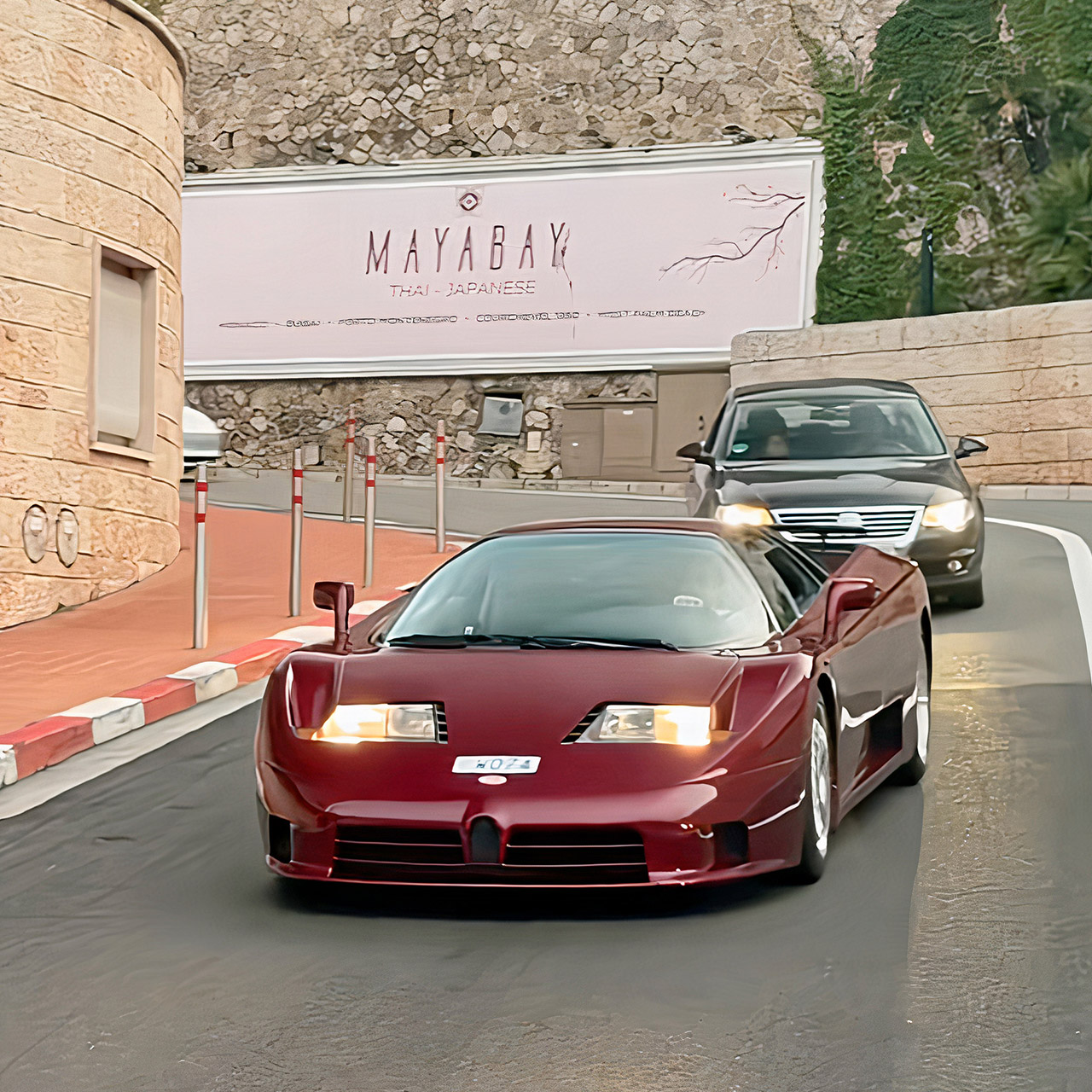 Fernando Alonso Monaco Bugatti EB110 GT