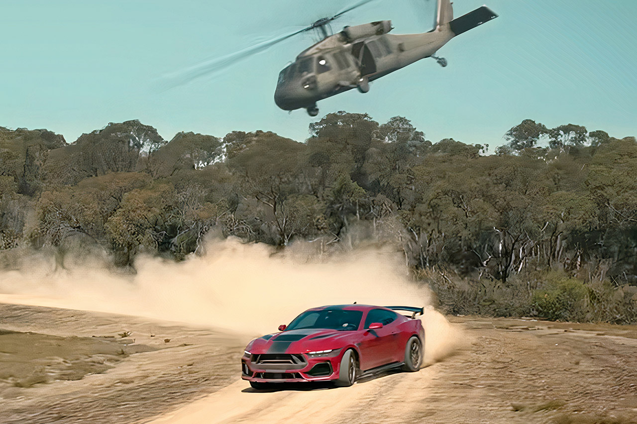 Liam Neeson Ford Mustang Shelby Super Snake Mongoose Trailer