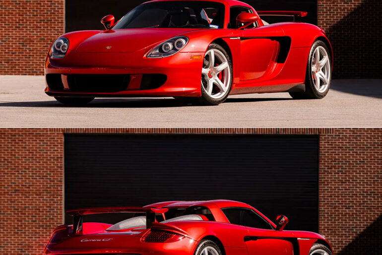 Rosso Fuoco Red Porsche Carrera GT