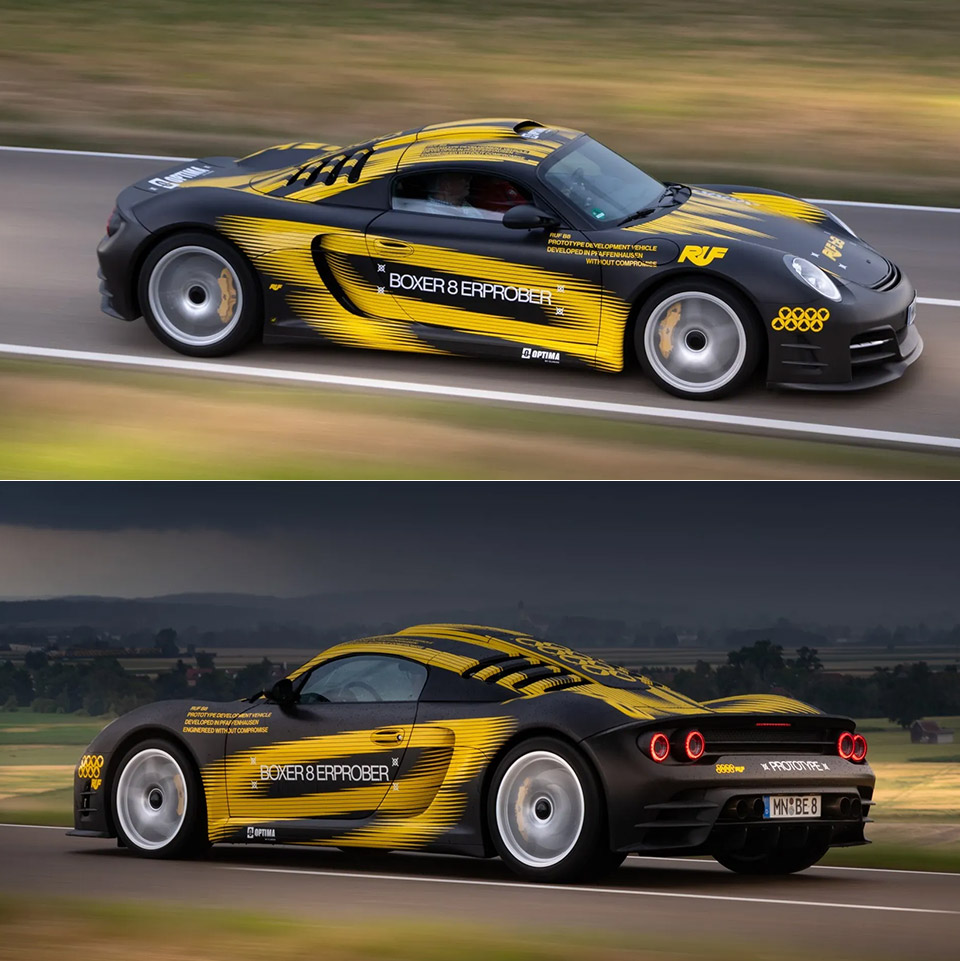 RUF B8 Twin-Turbo Flat 8 Supercar