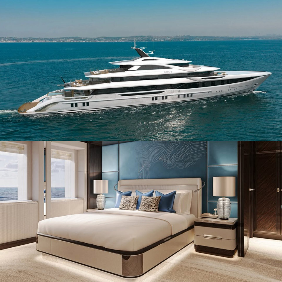 Bilgin Yachts Project Bond Superyacht Interior