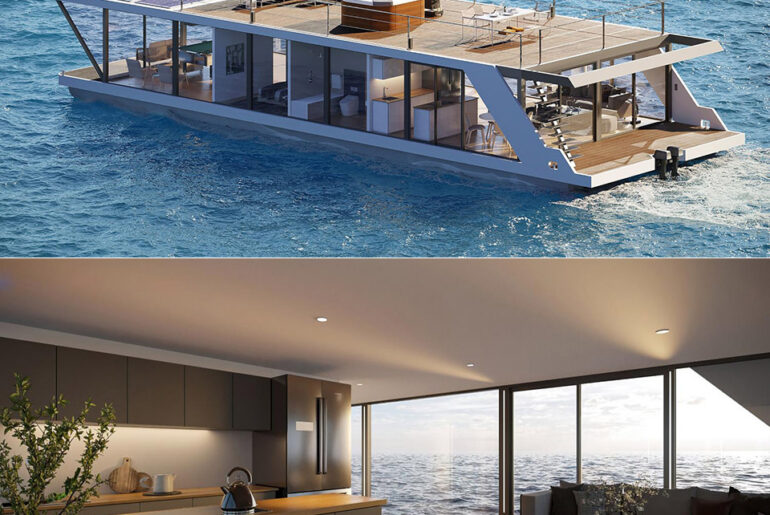 HBY 140 SolarYacht Floating Home