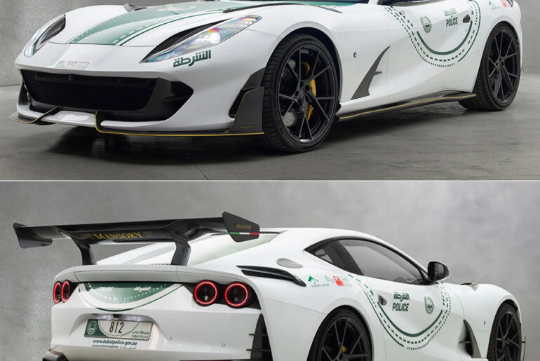 Mansory Ferrari 812 Superfast Dubai Police