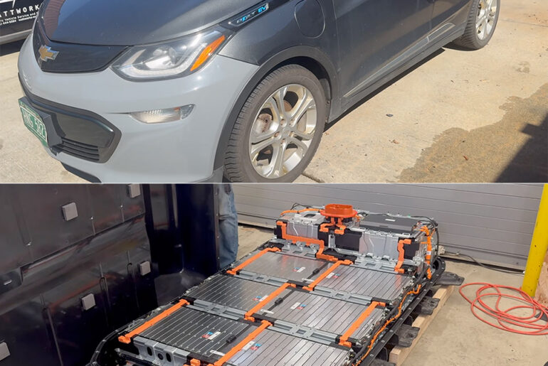 2019 Chevy Bolt Battery Swap Replacement