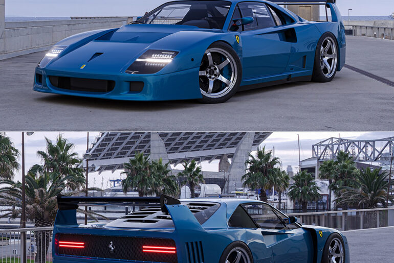 Modern Ferrari F40 Restomod