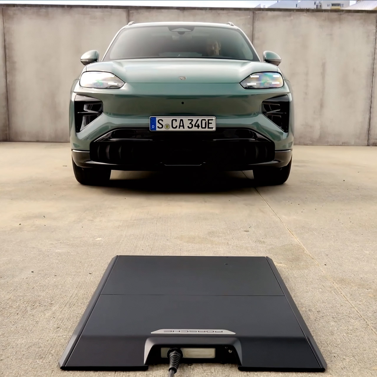 Porsche Wireless Charging Production Cayenne Electric